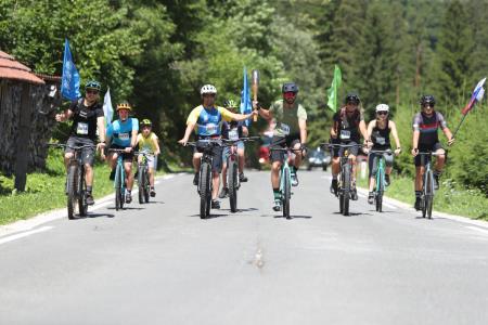 Slovenska bakla na obisku v Lučah